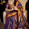 কাঞ্চিপুরম শাড়ী(ব্লাউজ পিস সহ)